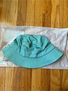 Glossier Green Bucket Hat with "YOU LOOK GOOD" Embroidery